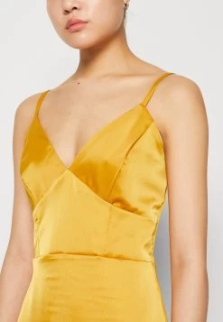 Wal G Ray Strappy Midi - Cocktailjurk - Yellow -Wal G 00b23a27812449008797877aae81709d