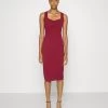 Alyona Heart Midi Dress - Jerseyjurk - Berry Wine 2 Alyona Heart Midi Dress - Jerseyjurk - Berry Wine -Wal G 024c8171986e41729c2a20993221dc58