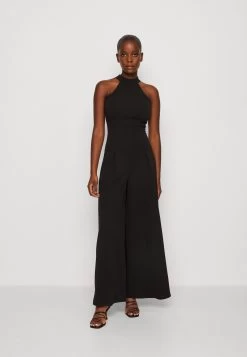 Wal G Leila Halter Neck Wide Leg - Jumpsuit - Black