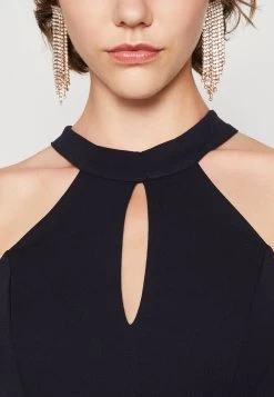 Wal G Arabella Cut Out Dress - Jerseyjurk - Navy Blue -Wal G 077ef0969d234866beaa7075845cf73e