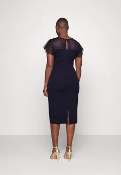 Donda- Cocktailjurk - Navy Blue -Wal G 0948da3312de4261a3274973e713f287