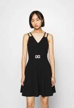 Wendy Buckle Skater - Cocktailjurk - Black