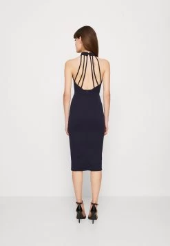 Wal G Benedette Midi Dress - Cocktailjurk - Navy Blue -Wal G 12931273774d44ef96804834d5157fed