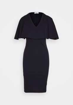 Wal G Ronny Cape Midi - Jerseyjurk - Navy Blue -Wal G 1369f025bd3b469ca571bf1e28cc997d