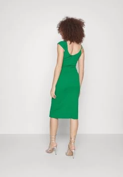 Wal G Revra One Shoulder Midi Dress - Cocktailjurk - Leaf Green -Wal G 14a40db978384c5ab4b883845ea0caca