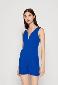 Wal G Cleo V Neck Playlist - Jumpsuit - Electric Blue