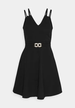 Wendy Buckle Skater - Cocktailjurk - Black -Wal G 1816b6f6726442a5a4cdfd7610e0cb57
