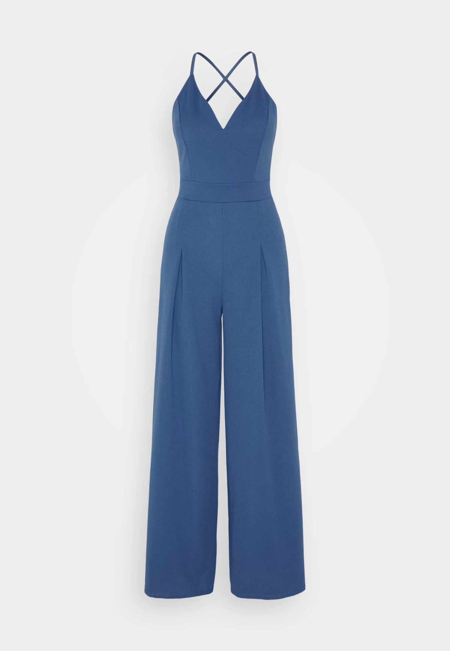 Wal G Aiden Cross Back - Jumpsuit - Denim Blue 7 Wal G Aiden Cross Back - Jumpsuit - Denim Blue - Afbeelding 5