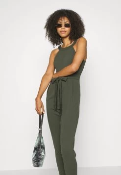 Wal G Jimmy Tie Back - Jumpsuit - Khaki Green -Wal G 18f5e1c797084f6b9d78eaa8f28cb7e0
