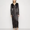 Wal G Reana Long Sleeve Midi - Cocktailjurk - Black -Wal G 1923fc1e995d41ed92e1ea9e8f8f2bc5