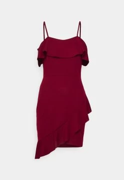 Revra Strappy Frill Skater - Jerseyjurk - Berry Wine -Wal G 198373f38e3241a6a5b6bad58a7a9387
