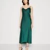 Wal G Cara Cowl Neck Midi - Cocktailjurk - Forest Green -Wal G 19a7bad13300486587ccaaf0f6a34a69