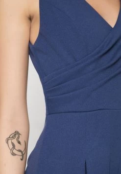 Wal G Sabrina Wide Leg - Jumpsuit - Denim Blue -Wal G 1a6964efbb1448cfb556b570f860e7a6