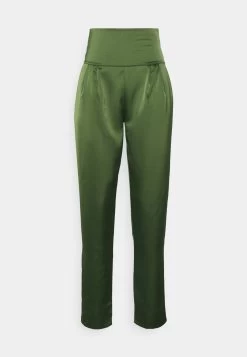 Wal G Peppa High Waisted Trouser - Broek - Dark Khaki -Wal G 1aa999ec1046479d9df117f1e7fd9415