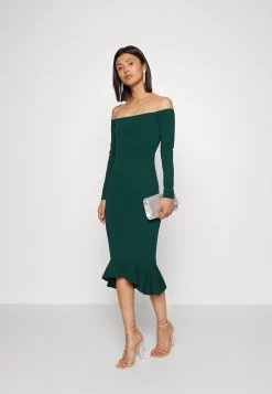 Wal G Michelle Off Shoulder Midi - Jerseyjurk - Emerald Green 9 Wal G Michelle Off Shoulder Midi - Jerseyjurk - Emerald Green -Wal G 1af19da22c7f4017887d1d5344cf3722