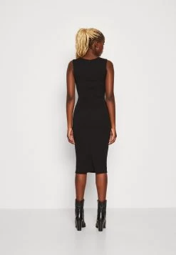 Wal G Brody Curve Neck Midi - Etui-Jurk - Black -Wal G 1b2e8c5dfa724b66a91c41413b51f687