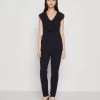 Wal G Priya Ruffle - Jumpsuit - Navy Blue -Wal G 1b7f4e50d5bc4a00bfd3d52c2739e4c5