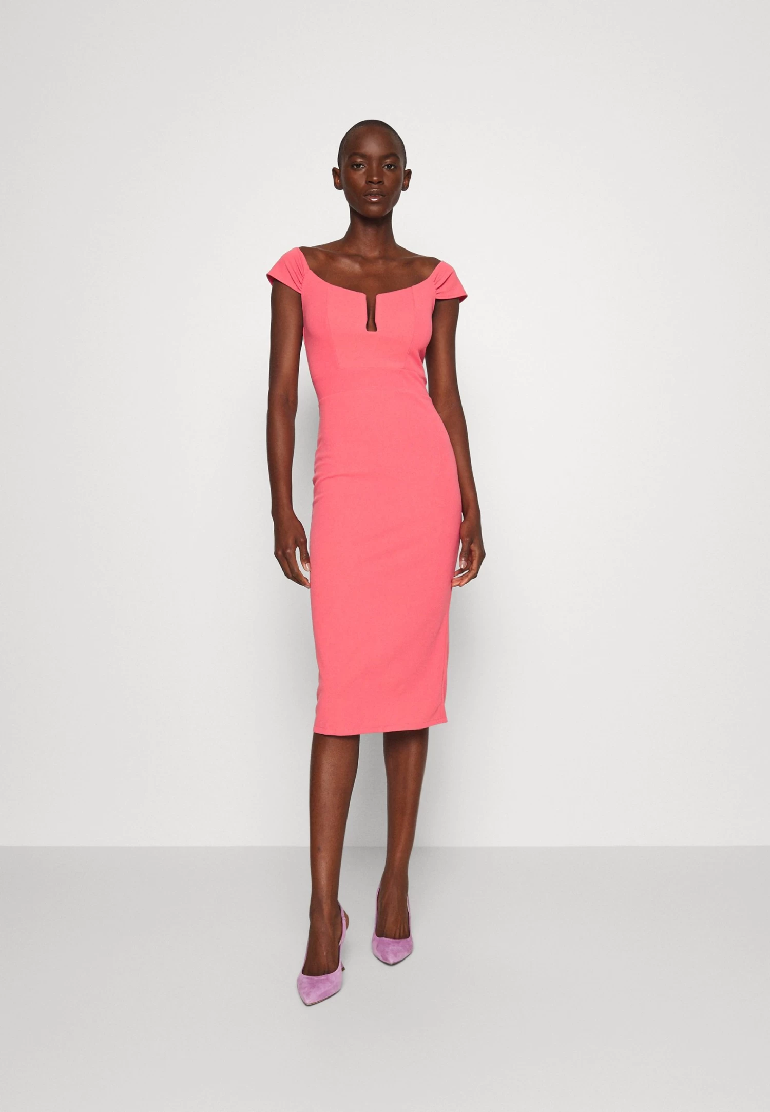 Saira - Jerseyjurk - Coral 3 Saira - Jerseyjurk - Coral