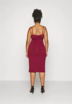 Ray Bow Midi - Etui-Jurk - Wine -Wal G 1d6142d79e4040d29319bfdd1bdd043c