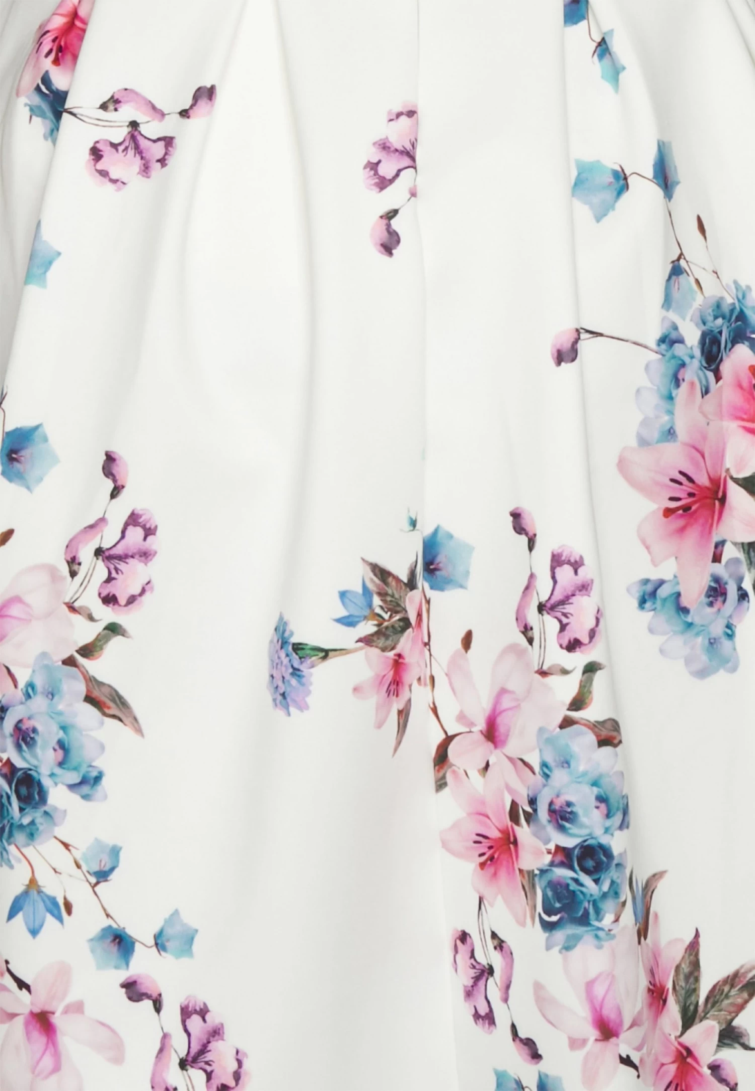 Eloise V Neck Skater Dress - Jerseyjurk - White 5 Eloise V Neck Skater Dress - Jerseyjurk - White - Afbeelding 3