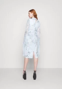 Wal G Wedding Cape Midi Dress - Jerseyjurk - Dark Blue/Multi -Wal G 227612ec0d71429a88f7fe793d64494a