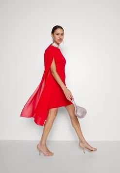 Wal G Holly Sleeve Dress - Cocktailjurk - Red -Wal G 241b981dec204aad92315f797a3e5264