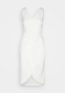 Wal G Ally Knot Midi - Cocktailjurk - White 12 Wal G Ally Knot Midi - Cocktailjurk - White -Wal G 24546b2496f04b13b05f4f0ec67f9fb8