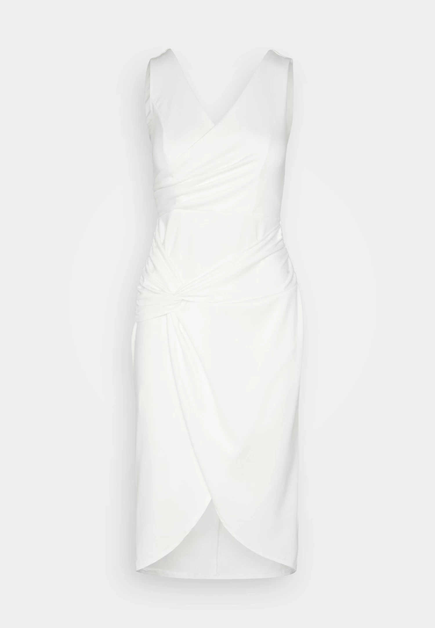 Wal G Ally Knot Midi - Cocktailjurk - White 7 Wal G Ally Knot Midi - Cocktailjurk - White - Afbeelding 5