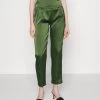 Wal G Peppa High Waisted Trouser - Broek - Dark Khaki -Wal G 24f3522066204ccc911de1f03982068c