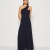 Wal G Eli One Shoulder - Jumpsuit - Navy Blue -Wal G 27f9f4568c3d435588b0d3b69104a2ff