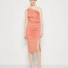 Wal G Wedding Marina Button Dress - Cocktailjurk - Pink -Wal G 29657a9fd7384cb687691b3a558f9283