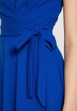 Wal G Milly Knot Ruffle Skater - Jerseyjurk - Electric Blue -Wal G 2a06f44bcb6f43869653fc5359c6684f