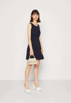 Wal G Jaqueline Skater Dress - Jerseyjurk - Navy Blue -Wal G 2b0bbb18ddc44a35adba5d2696782f55