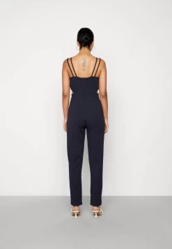 Wal G Nikita Cut Out - Jumpsuit - Navy Blue -Wal G 2bffdad5eee44ee986279e1715f02f24