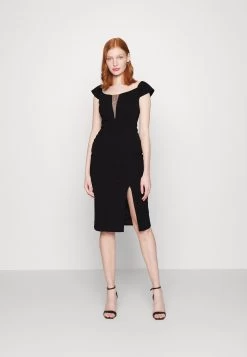 Wal G Melanie Midi Dress - Cocktailjurk - Black -Wal G 3082c13aebdb43e1a69a052cd7e78ea1