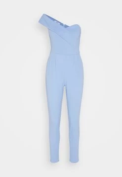 Wal G Halli Ruffe - Jumpsuit - Powder Blue -Wal G 310d43c926614f97abc8db1db05a0453