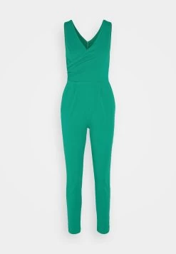 Wal G Toby V Neck - Jumpsuit - Leaf Green -Wal G 3308019bbbef40e48770d47bf6a93741