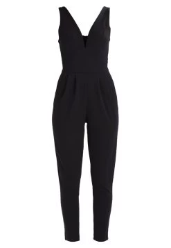 Wal G V Neck - Jumpsuit - Black 15 Wal G V Neck - Jumpsuit - Black -Wal G 350d4441b1094064826a0e24434a09e3