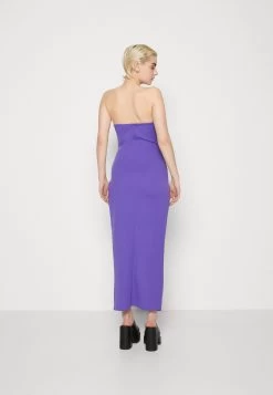 Wal G Gina V Neck Maxi - Jerseyjurk - Purple -Wal G 36e87a948b7c42139c3e0f3ad40c65cf