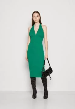 Wal G Jack Halter Neck Midi - Jerseyjurk - Leaf Green -Wal G 38406f21bbca4896951dc507863a743f
