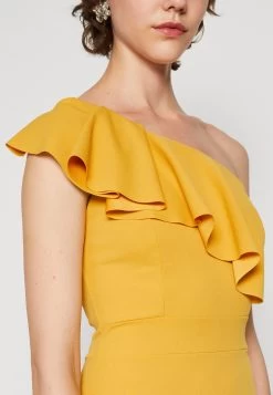 Wal G Andy Ruffle Midi - Cocktailjurk - Mango -Wal G 3982cc8af3244d4c835ae80280b65106