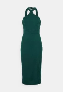 Lexi Curve Midi - Cocktailjurk - Forest Green -Wal G 3ba9f175bb6541e7989dacfb8161b1cc