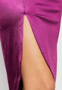 Wal G Niomi One Shoulder Midi - Cocktailjurk - Magenta -Wal G 3bf2b77006814a30a6d03d2644220832