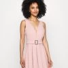 Debbie Buckle Skater Dress - Cocktailjurk - Blush Pink