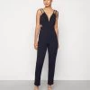 Wal G Nikita Cut Out - Jumpsuit - Navy Blue -Wal G 3d2ca75a0dcd4575967a88f0b8783a13