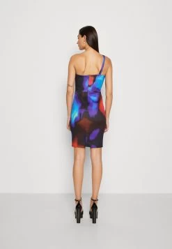 Wal G Vlera Strap Print Midi - Jerseyjurk - Mehrfarbig -Wal G 3da762ec8b614605bc5f678268a53417