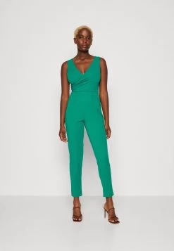 Wal G Toby V Neck - Jumpsuit - Leaf Green