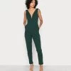 Wal G V Neck - Jumpsuit - Forest Green 2 Wal G V Neck - Jumpsuit - Forest Green -Wal G 3fb4d9ea870e44408c44bb8d20607b33