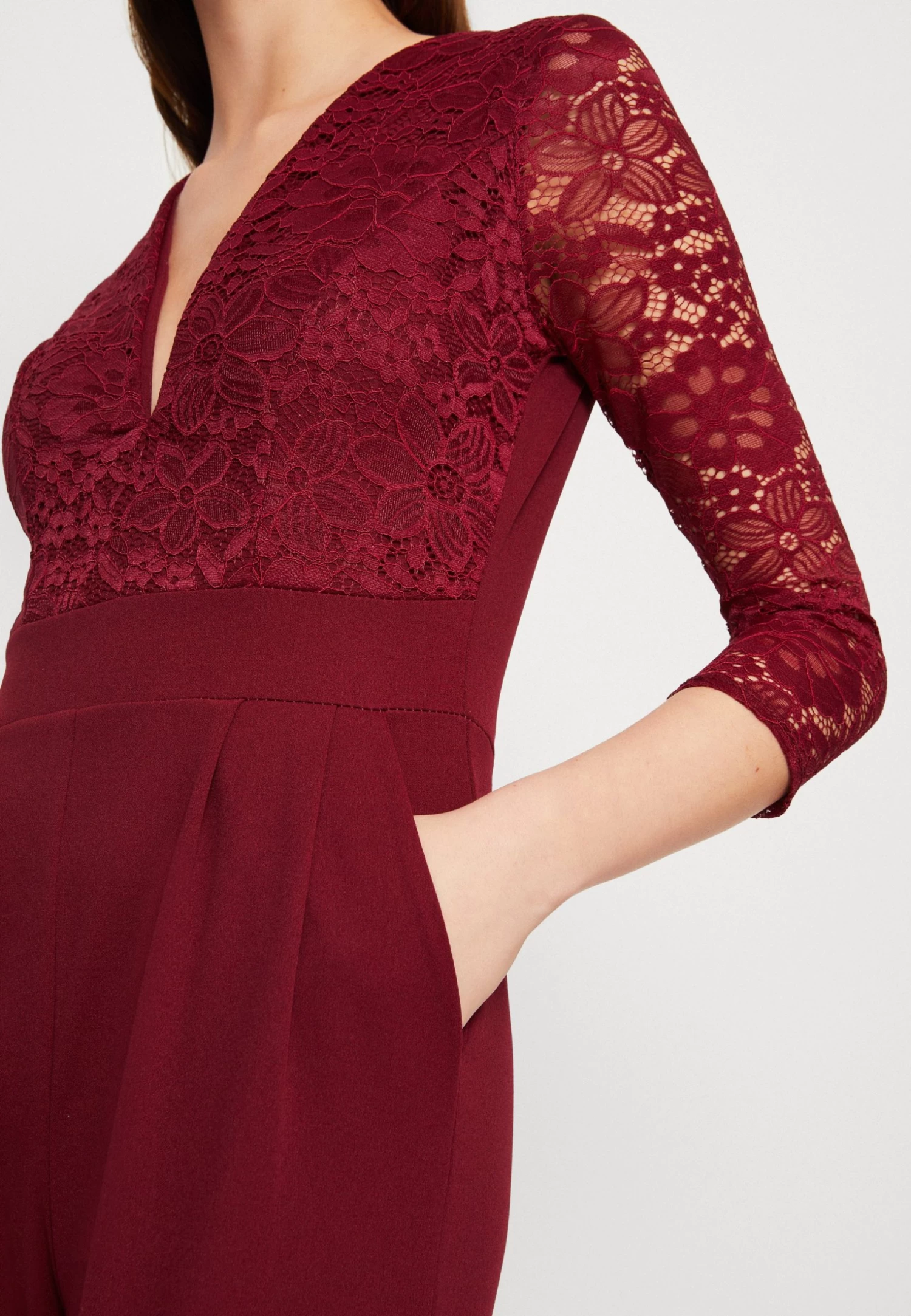 Wal G Lee - Jumpsuit - Wine 8 Wal G Lee - Jumpsuit - Wine - Afbeelding 6