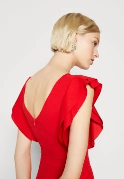 Wal G Jai Ruffle Maxi - Galajurk - Red -Wal G 44113a301dd84c6fae8c6ddcc1cdb542